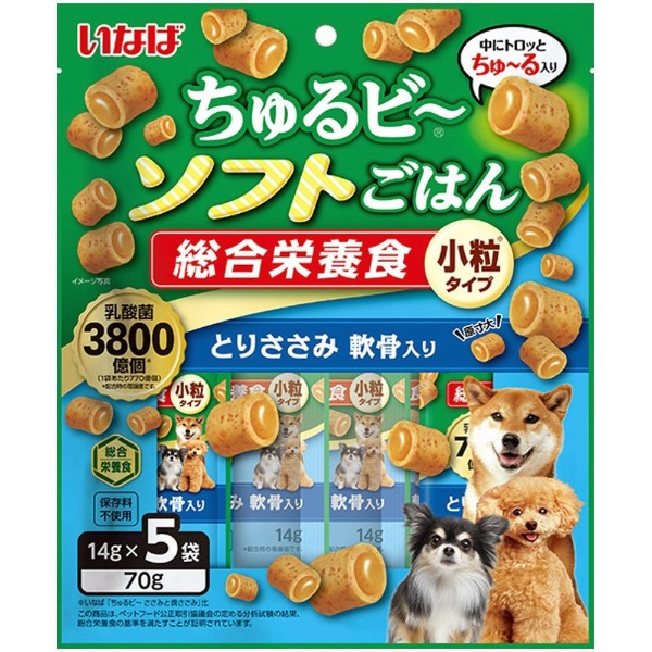 ちゅるビ～ソフトごはん とりささみ 軟骨入り 14g いなばペットフード｜INABA-PETFOOD 通販 | ビックカメラ.com