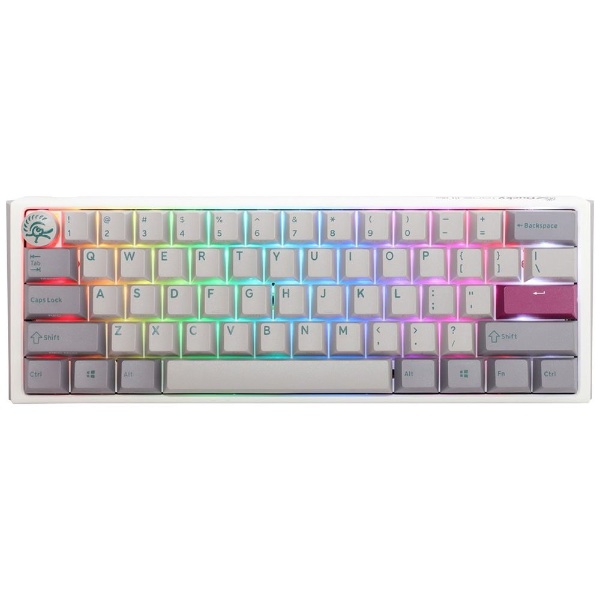 ゲーミングキーボード One 3 Mini 60%(Cherry RGB シルバー軸・英語配列) Mist  dk-one3-mist-rgb-mini-silver [有線 /USB]