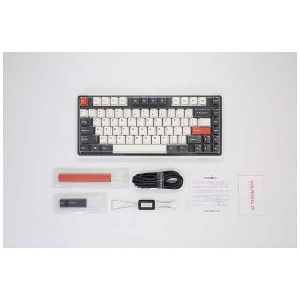 ゲーミングキーボード Minilo Retro 81(Cherry MX シルバー軸・英語配列) vm-vxh81-a068-silver [有線  /USB]