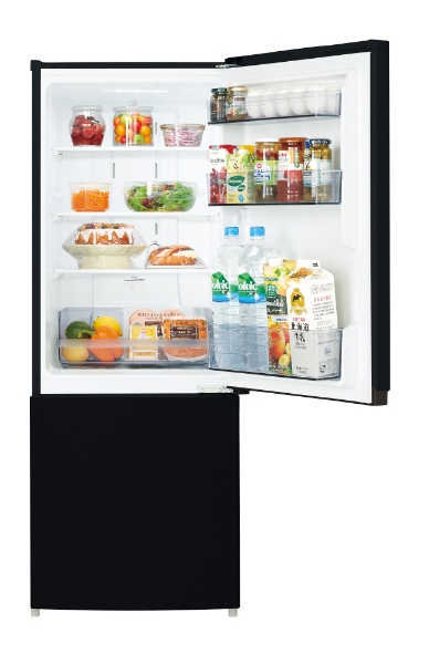 2ドア冷蔵庫 セミマットブラック GR-V15BS(K) [幅47.9cm /153L /2ドア 