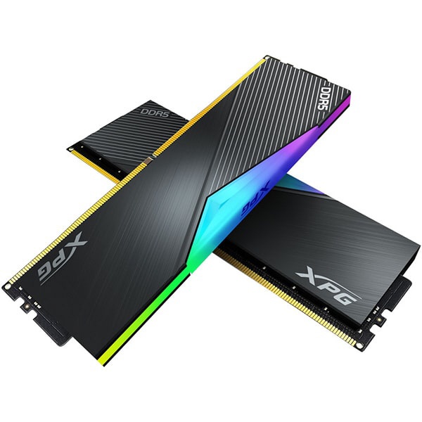 増設メモリ XPG LANCER RGB DDR5-6400 ブラック AX5U6400C3216G-DCLARBK [DIMM DDR5 /16GB  /2枚]
