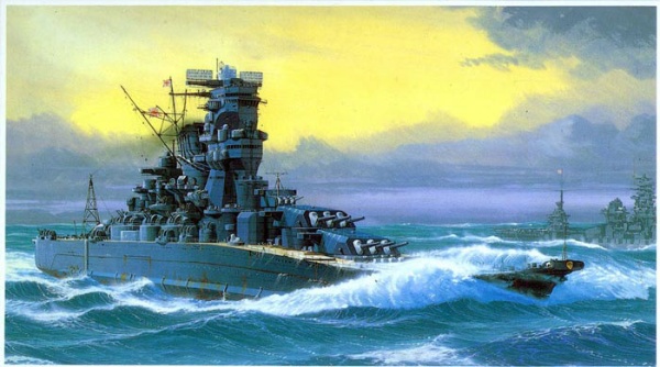 新作ウッディージョー 1/250 戦艦 大和 日本