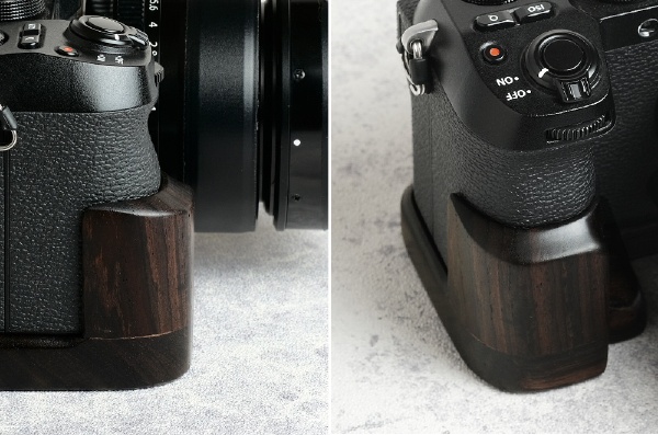 SHOTEN カメラウッドグリップ XS20-GP FUJIFILM X-S20 用（黒檀）
