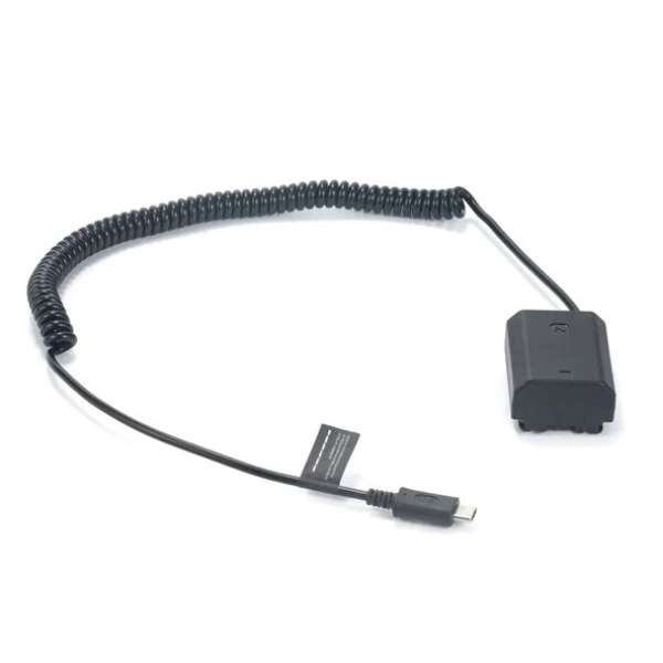 Sony NP-FZ100 Dummy Battery to USB-C PD Power Cable_1
