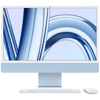 iMac 24C` Retina 4.5KfBXvC Apple M3`bv [2023N / 8RACPU8RAGPU / SSD 256GB / 8GB] u[ MQRC3J/A_1