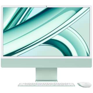 iMac 24C` Retina 4.5KfBXvC Apple M3`bv [2023N / 8RACPU10RAGPU / SSD 256GB / 8GB] O[ MQRN3J/A
