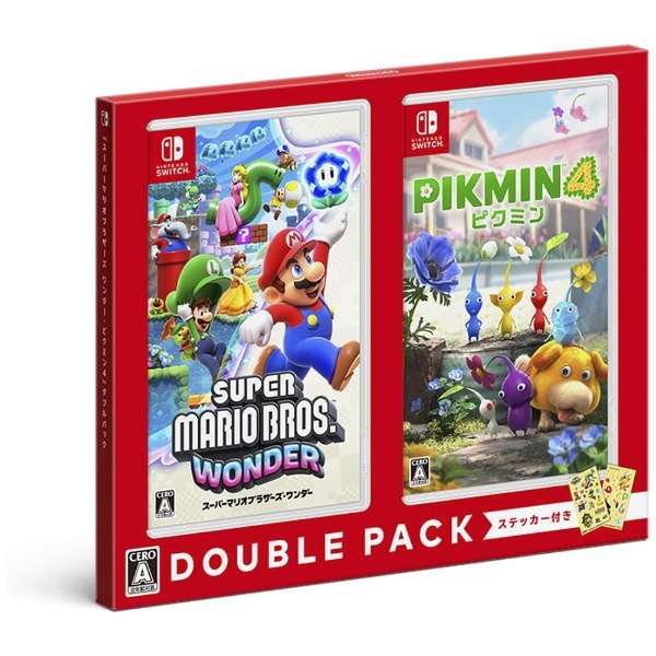 Super Mario Brothers Wonder Pikumin 4 double Pack [Switch