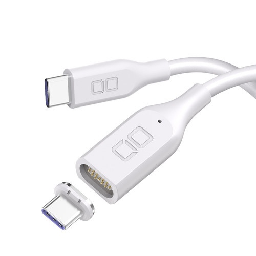 マグネットシリコンケーブル2m ホワイト CIO-SLMG-CC2-WH [USB Power 