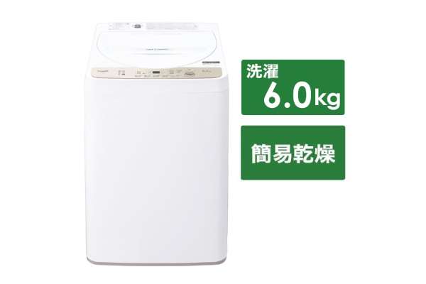 尖锐的ES-GE6H(洗衣6kg/简易的干燥)
