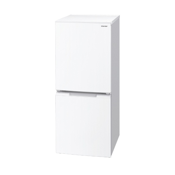 冷蔵庫 マットホワイト SJ-D15K-W [幅49.5cm /152L /2ドア /右開き/左開き付け替えタイプ /2023年]