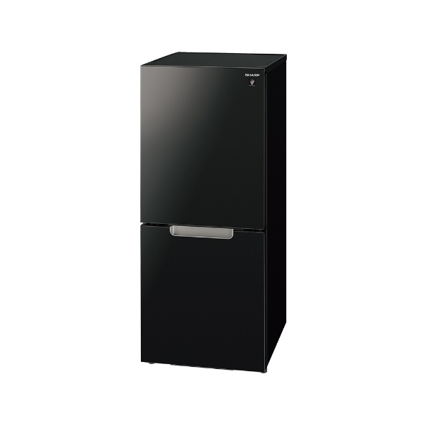冷蔵庫 ピュアブラック SJ-GD15K-B [幅49.5cm /152L /2ドア /右開き/左開き付け替えタイプ /2023年]