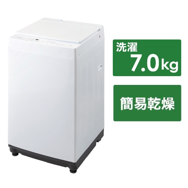 全自動洗濯機 Live Series ホワイト JW-C70C-W [洗濯7.0kg /簡易乾燥