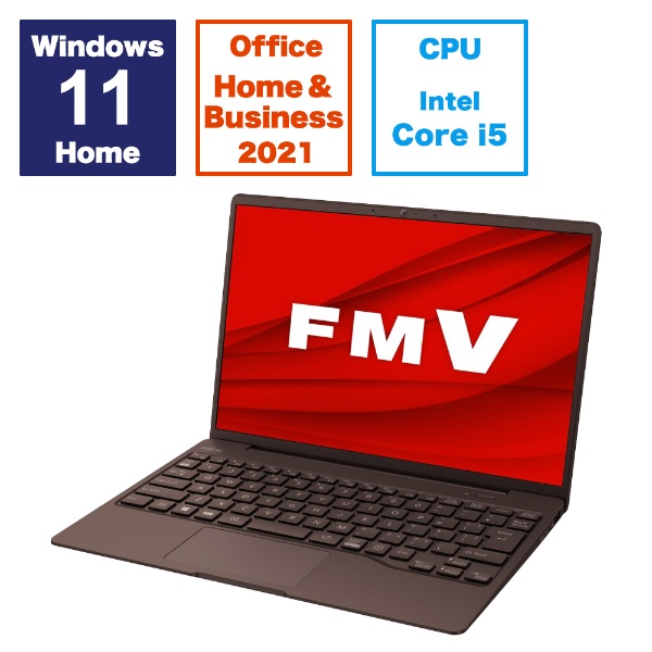 ノートパソコン FMV LIFEBOOK CH75/H3 モカブラウン FMVC75H3M [13.3型 /Windows11 Home /intel  Core i5 /メモリ：16GB /SSD：512GB /Office HomeandBusiness /2023年11月モデル]