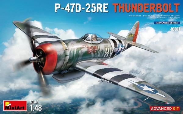 1/35 P-47D-25REサンダーボルト アドバンスドキット ミニアート｜Mini 