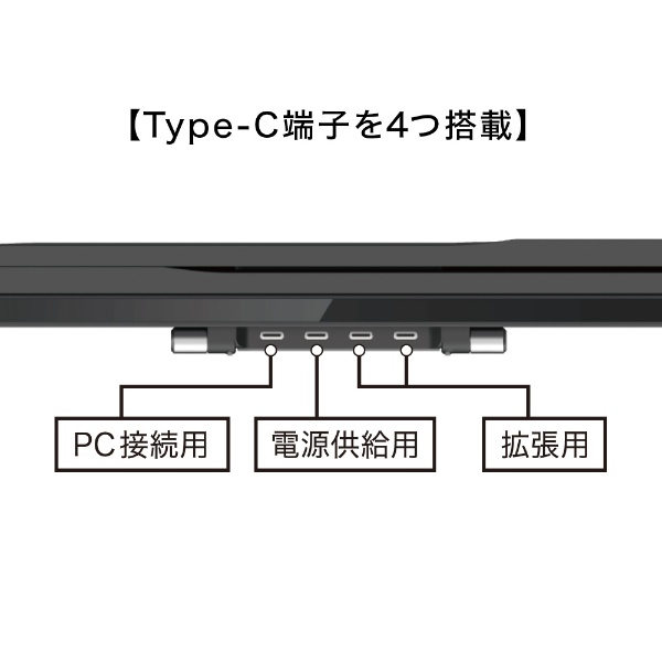 USB-C接続 2画面PCモニター ブラック PROMETHEUS DUAL [ 11.6型 /フルHD(1920×1080) /ワイド]  UQ-PM11W ブラック UQ-PM11W [11.6型 /フルHD(1920×1080) /ワイド]
