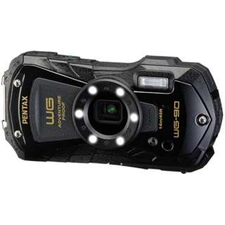 PENTAX WG-90 コンパクトデジタルカメラ ブラック [防水+防塵+耐衝撃]
