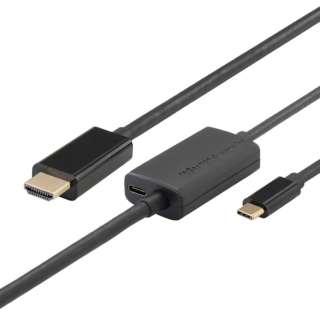 USB-C  HDMI{USB-CX(dp USB PDΉ)P[u [f /1m /4KEHDRΉ] RS-UCHD4K60-1M_1