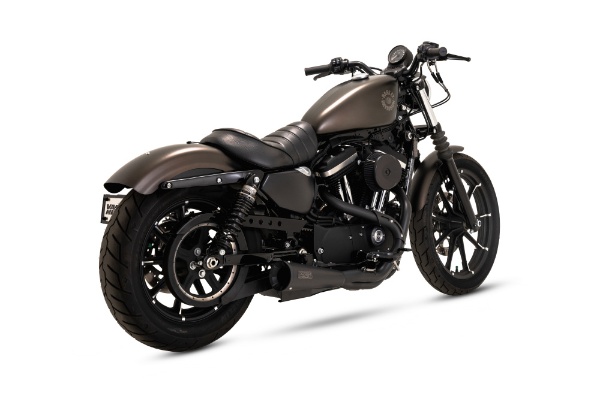 ステンレス アップスイープ Stainless Upsweep 2-1 ブラック マフラー SPORTSTER 04-13 47627  バンスアンドハインズ｜VANCE&HINES 通販 | ビックカメラ.com