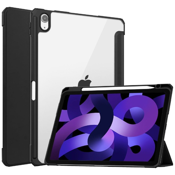 10.9インチ iPad Air（第5/4世代）用 オフィスモデルケース ブラック IQ-IPDAR109OF-BK