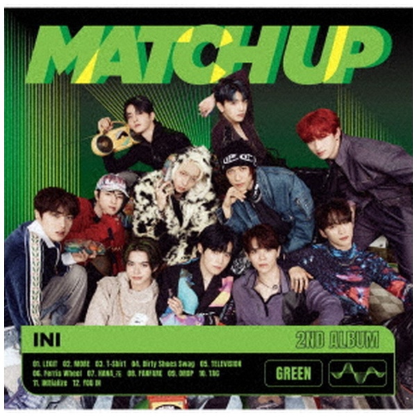 INI/ MATCH UP 通常盤 GREEN Ver． 【CD】 ユニバーサルミュージック 