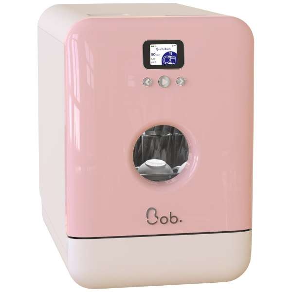 供洗碗机Bob ru·微型彩色粉笔粉红DT-BOB-WH-PP[4个人使用的/中间(浅型)型][只发送]_1