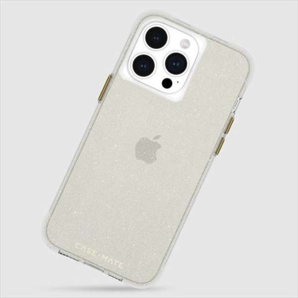 Case-Mate@iPhone 15 Pro MaxΉ@Sheer Crystal - Champagne Gold@J[F VpS[h Champagne Gold CM051606_5