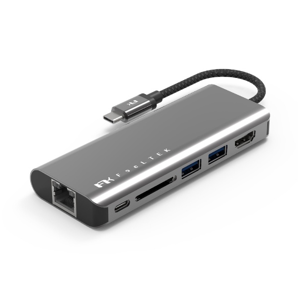 USB-C オス→メス SDカードスロット / HDMI / LAN / USB-Aｘ2 / USB-C