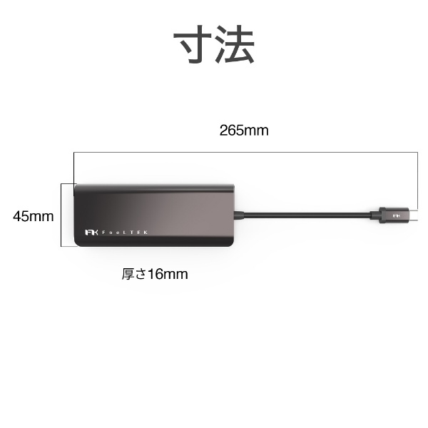 USB-C オス→メス SDカードスロット / HDMI / LAN / USB-Aｘ2 / USB-C