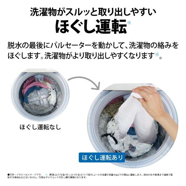 立式洗衣烘干机BRAUN派ES-T6HBK-T[在洗衣6.5kg/干燥3.5kg/加热器干燥(排气类型)/上开]_10