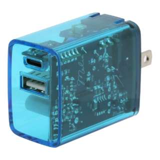 PDΉTypeC/USB-A AC[d20W NAu[ IMAC1CU20CLBL [2|[g /USB Power DeliveryΉ]