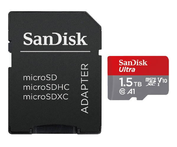 ★超大容量★SanDisk microSDカード 1.5TB アダプタ付ご検討くださいませ