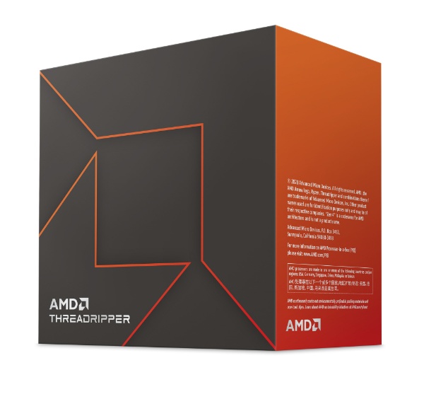 〔CPU〕AMD Ryzen Threadripper 7980X BOX W/O cooler （Zen4） 100-100001350WOF  [AMD Ryzen Threadripper /sTR5]