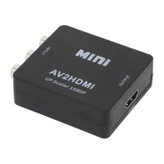 影像变换适配器[RCA输入-输出HDMI]USB-A电源黑色MCV-RCAHD