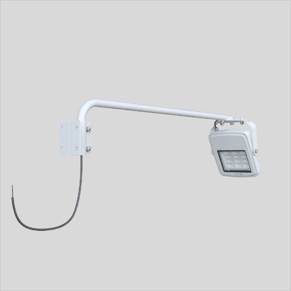 一体型LEDアームライト ホワイト LD-K7F [LED /防水対応]
