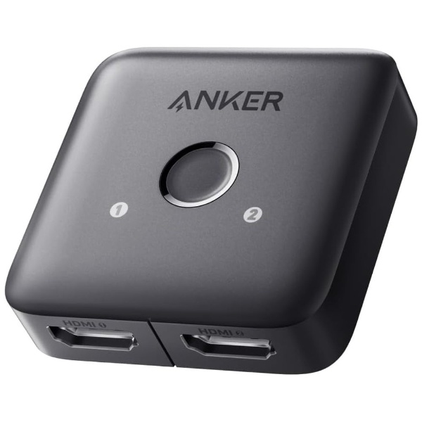 A83H10A1 Anker HDMI Switch (2-in-1 Out 4K HDMI) Gray