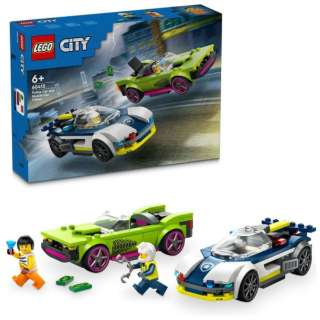 LEGO(Ｌｅｇｏ)60415城警察汽车蔡斯[追着肌肉汽车！]