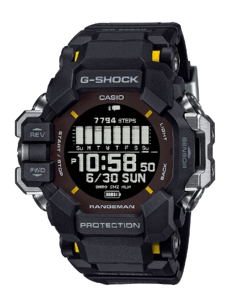 【Bluetooth搭載時計】G-SHOCK（Gショック） MASTER OF G「レンジマン」心拍計＋GPS機能搭載モデル GPR-H1000  GPR-H1000-1JR