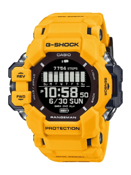 【Bluetooth搭載時計】G-SHOCK（Gショック） MASTER OF G「レンジマン」心拍計＋GPS機能搭載モデル GPR-H1000  GPR-H1000-9JR
