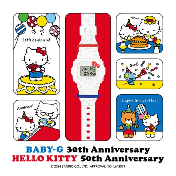BABY-G（ベビージー）HELLO KITTY　コラボレーションモデル BGD-565KT-7JR