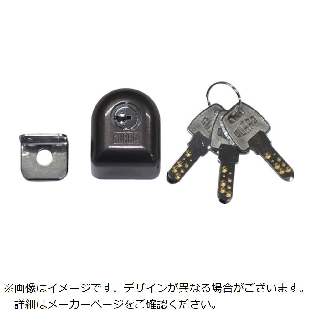 ガード 外開き用補助錠 ぼー犯錠 面付タイプ NO．550M ガードロック｜Guard Lock 通販 | ビックカメラ.com