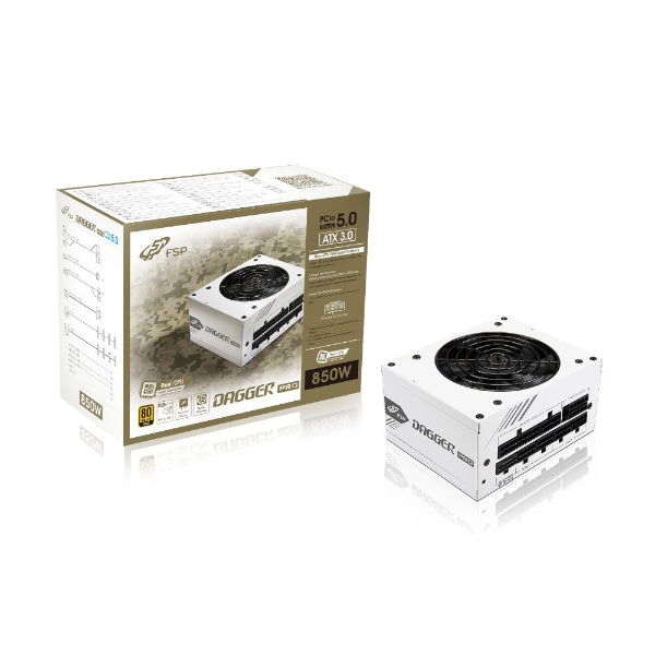 PCŸ DAGGER PRO ATX3.0(PCIe5.0) 850W White ۥ磻 SDA2-850 Gen5.W [850W /ATXSFX /Gold]
