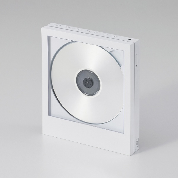ワイヤレスCDプレーヤー Instant Disk Audio ホワイト CP1-001(W)