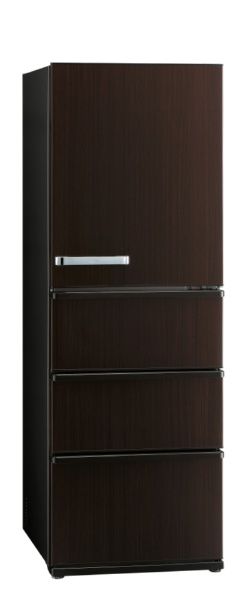 冷蔵庫 Delie ダークウッドブラウン AQR-V43P(T) [幅60cm /430L /4ドア
