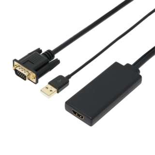 fϊA_v^ [VGA{USB-A IXX HDMI] ubN AMC-VGAHDA [HDMIVGA /0.5m]