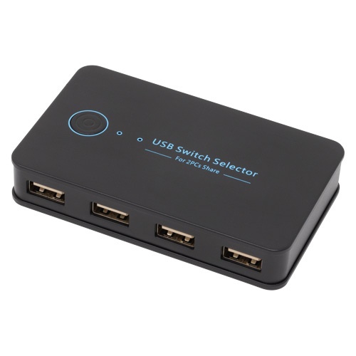 USB3.0対応 切替器 (PC2台) ブラック U3SW-T2 [4入力 /2出力 /手動