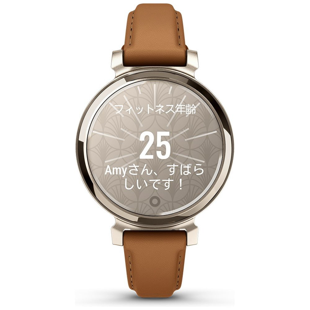 Suica対応】Lily 2 Classic（リリー2 クラシック）スマートウォッチ Tan Leather / Cream Gold  010-02839-50 GARMIN｜ガーミン 通販 | ビックカメラ.com