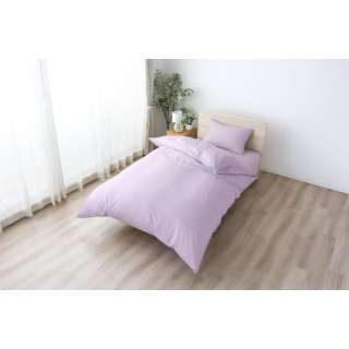 [赊帐被褥床罩]有SEK抗菌防臭加工的棉100%双重纱布素色彩色MerryNight紫HPHK101-72