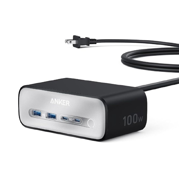 Anker Charging Station(7-in-1、100w) ブラック A91C4N11 [4ポート /USB Power  Delivery対応]