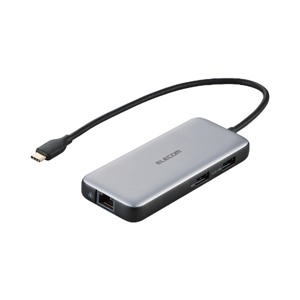 USB-C オス→メス HDMI / LAN / USB-Aｘ2 / USB-Cｘ2］USB PD対応 100W