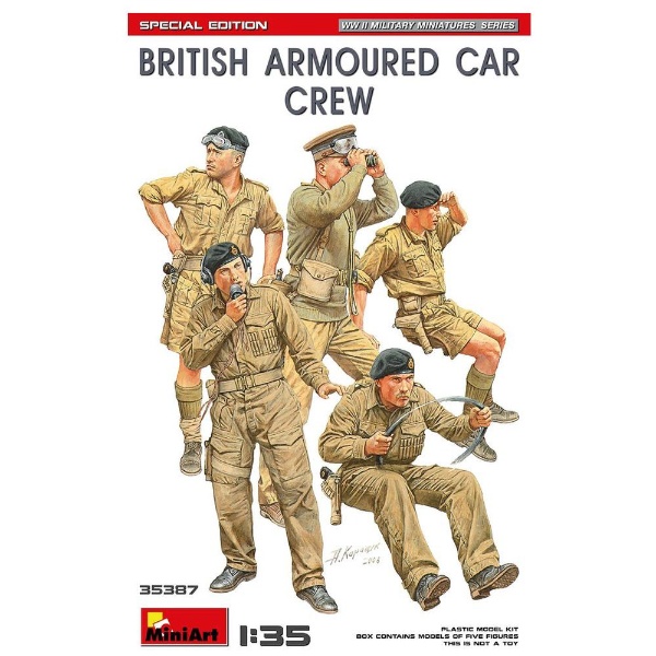 1/35 イギリス装甲車クルー特別版 ミニアート｜Mini Art 通販 | ビックカメラ.com